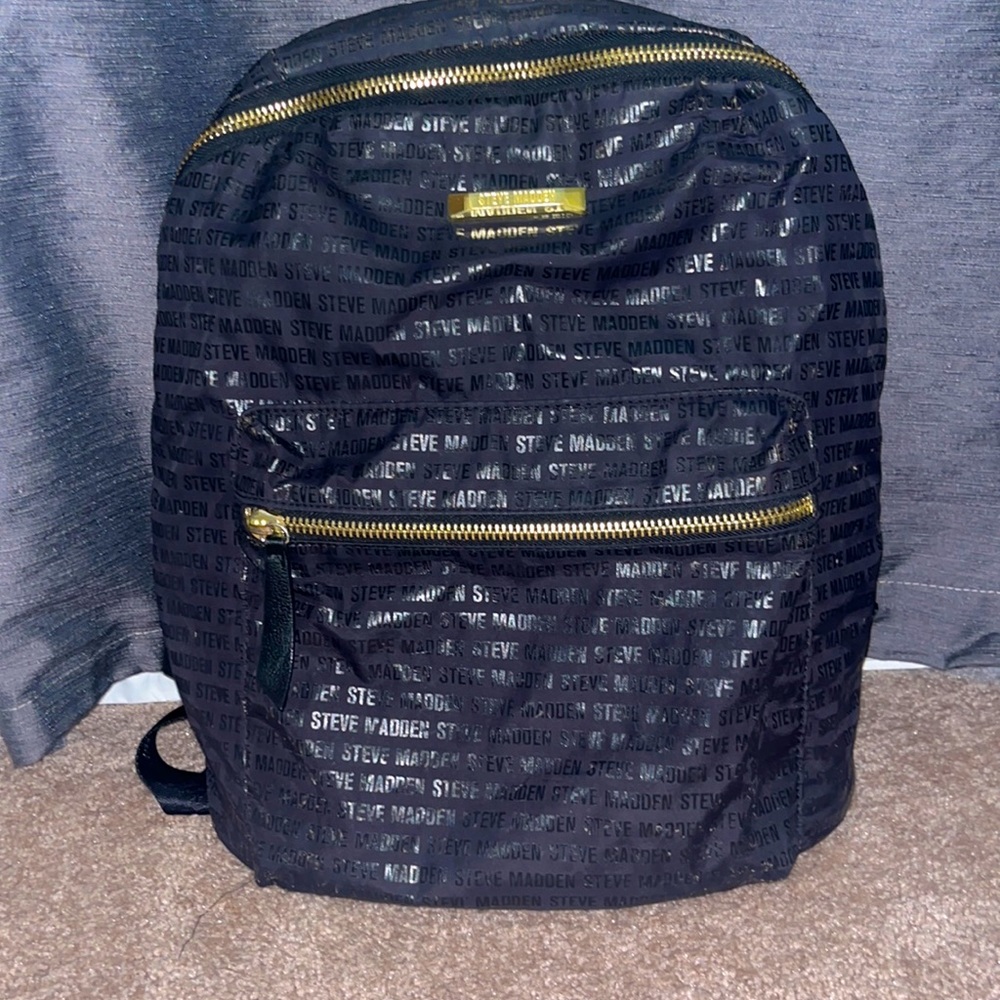 Steve Madden Black Bagpack